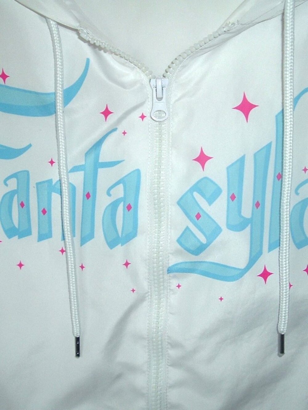 Disney Parks Women’s Fantasyland Jacket Size M Windbreaker Hooded Rainbow - Picture 3 of 6